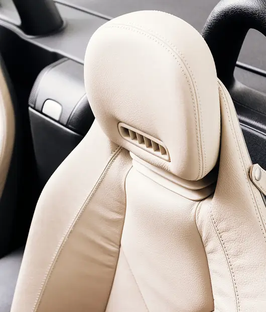 Rental car interior
